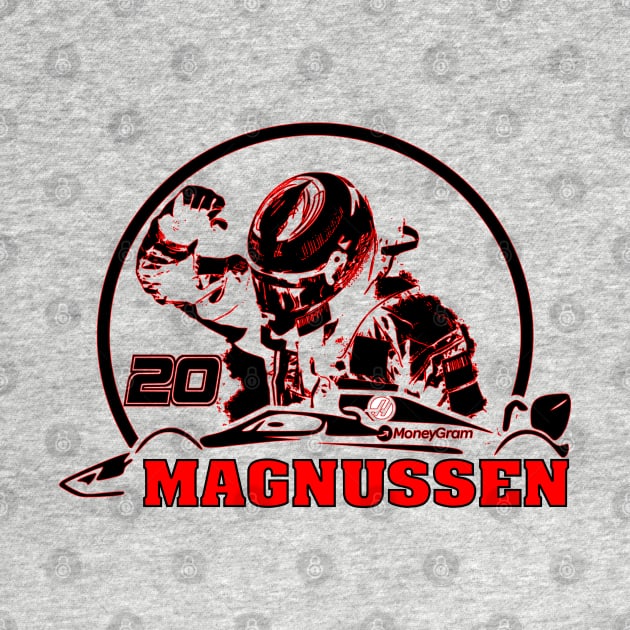 #20 Magnussen Fan Car Driver by Lifeline/BoneheadZ Apparel